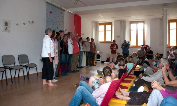 Meine Dankesrunde als Veranstalter mit den Referenten der Reiki Convention 2012.